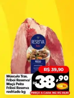 Supermercados Rex Músculo Tras. Fríboi Reserva/ Maçã Peito Fríboi Reserva oferta