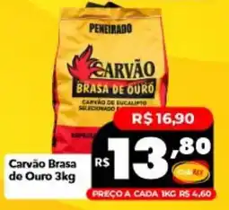 Supermercados Rex Carvão brasa de ouro oferta