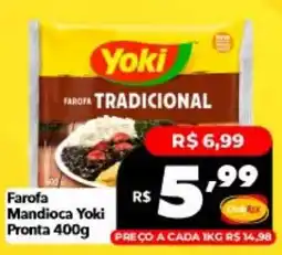 Supermercados Rex Farofa mandioca yoki pronta oferta