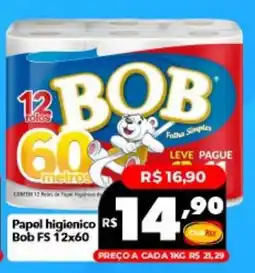 Supermercados Rex Papel higienico bob fs 12x60 oferta