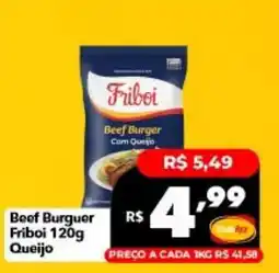 Supermercados Rex Beef Burguer Friboi Queijo oferta