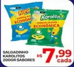 Supermercados Santa Helena Salgadinho karolitos sabor oferta