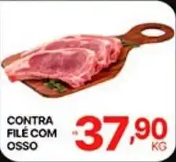 Supermercados Santa Helena Contra filé com osso oferta