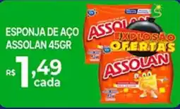 Supermercados Santa Helena esponja de aço assolan oferta
