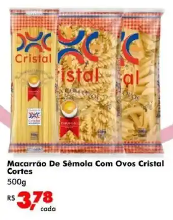 Macarrão de Sêmola com Ovos Cristal Cortes