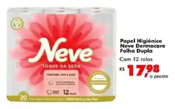 Big Box Papel Higiênico Neve Dermacare Folha Dupla oferta