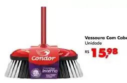 Big Box Vassoura com cabo oferta