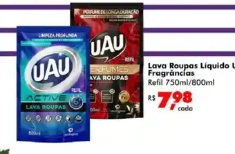 Lava Roupas Líquido Uau Fragrâncias