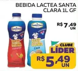 Lider Atacadista Bebida lactea santa clara 1l gf oferta