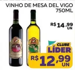 Lider Atacadista Vinho de mesa del vigo oferta