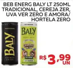 Lider Atacadista Beb energ baly lt tradicional, cereja zer, uva ver zero e amora/ hortela zero oferta