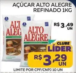 Lider Atacadista açúcar alto alegre refinado oferta