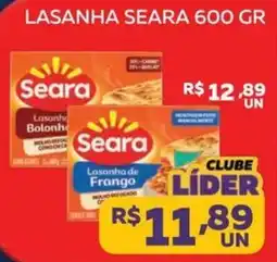 Lider Atacadista Lasanha seara oferta