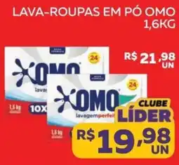 Lider Atacadista Lava-roupas em pó omo oferta