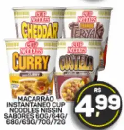 Juzan Macarrão instantâneo cup noodles nissin oferta
