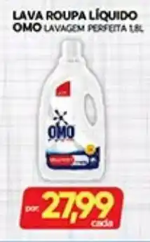 Novo Mix Lava roupa líquido omo lavagem perfeita oferta