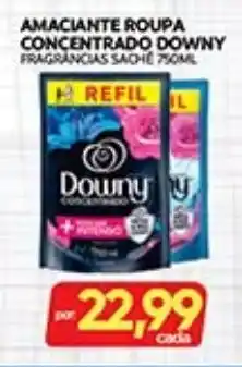 Novo Mix Amaciante roupa concentrado downy fragrancias sachê oferta