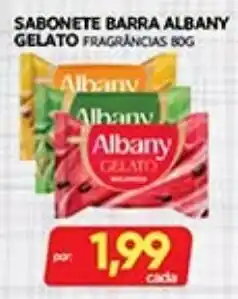 Novo Mix Sabonete barra albany gelato fragrâncias bog oferta