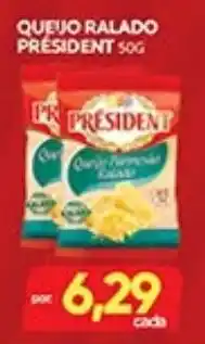 Novo Mix Queijo ralado president oferta
