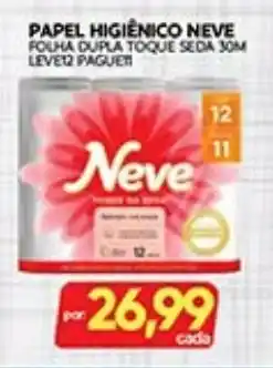 Novo Mix Papel higiênico neve oferta