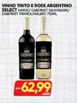 Novo Mix vinho tinto e rose argentino select oferta