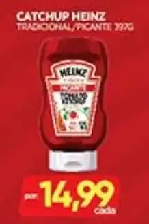 Novo Mix Catchup heinz tradicional/picante oferta