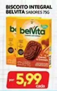 Novo Mix Biscoito integral belvita sabores oferta