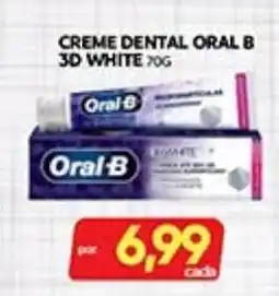 Novo Mix Creme dental oral b 3d white oferta