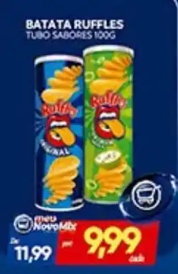 Batata ruffles tubo sabores 100g
