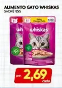 Novo Mix alimento gato whiskas oferta