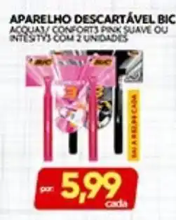 Novo Mix aparelho descartável bic oferta