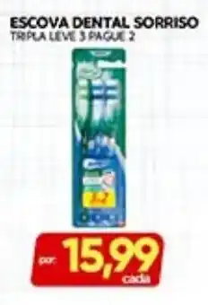 Novo Mix escova dental sorriso oferta