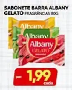 Novo Mix Sabonete barra albany gelato fragrâncias bog oferta