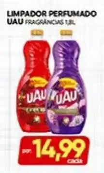 Novo Mix Limpador perfumado uau fragrancias 1,8l oferta