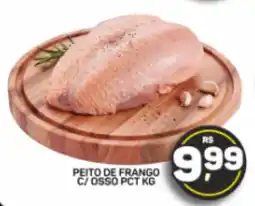Juzan Peito de frango c/ osso pct kg oferta