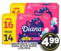 Juzan Absorvente c/abas diana active suave oferta