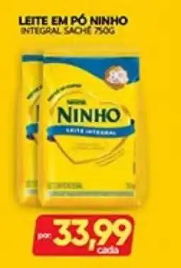 Novo Mix Leite em pó ninho integral sache oferta
