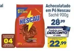 Supermercados Jau Serve Achocolatado em Pó Nescau oferta