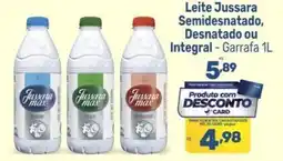 Supermercados Jau Serve Leite Jussara Semidesnatado, Desnatado ou Integral oferta