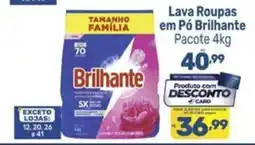 Supermercados Jau Serve Lava Roupas em Pó Brilhante oferta