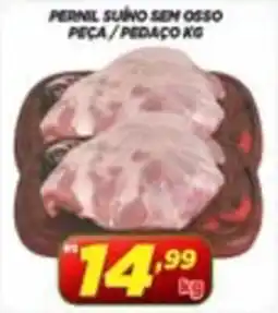 Nossa Rede Supermercados Pernil suíno sem osso oferta