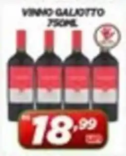 Nossa Rede Supermercados Vinho galatto 750ml oferta