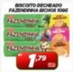 Nossa Rede Supermercados Biscoito recheado fazendinha bicos 1000 oferta