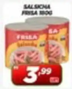Nossa Rede Supermercados Salsicha frisa 180g oferta