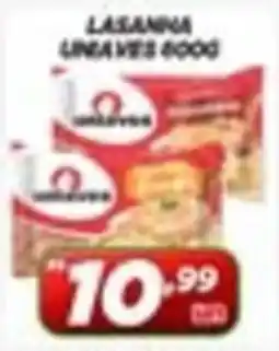 Nossa Rede Supermercados Lasanha linha ves 600g oferta