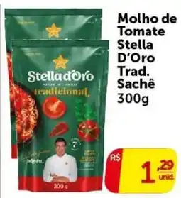 Pires Molho de Tomate Stella D'Oro Trad. Sachê oferta