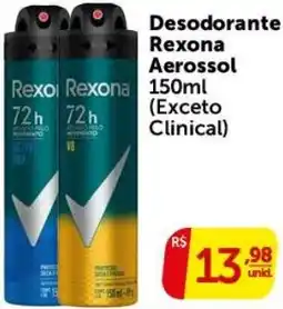 Pires Desodorante Rexona Aerossol oferta