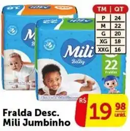 Pires Fralda desc. mili jumbinho oferta
