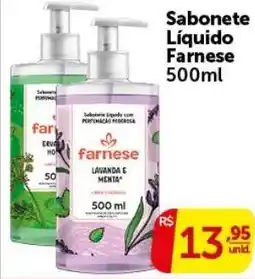 Pires Sabonete liquido farnese oferta