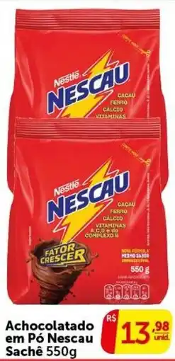 Pires Achocolatado em Pó Nescau oferta